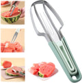 3-In-1 Stainless Steel Watermelon Fork, Slicer And Cutter